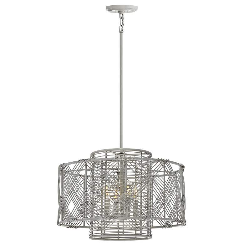 Image 1 Hinkley Pendant Nikko Large Convertible Pendant 20" Light Ashwood