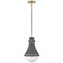 Thumbnail2 of Hinkley Pendant Oliver Small Pendant 9" Dark Matte Grey more views