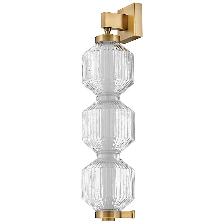 Image 3 Hinkley - Pendant Reign Medium LED Convertible Pendant- Lacquered Brass more views