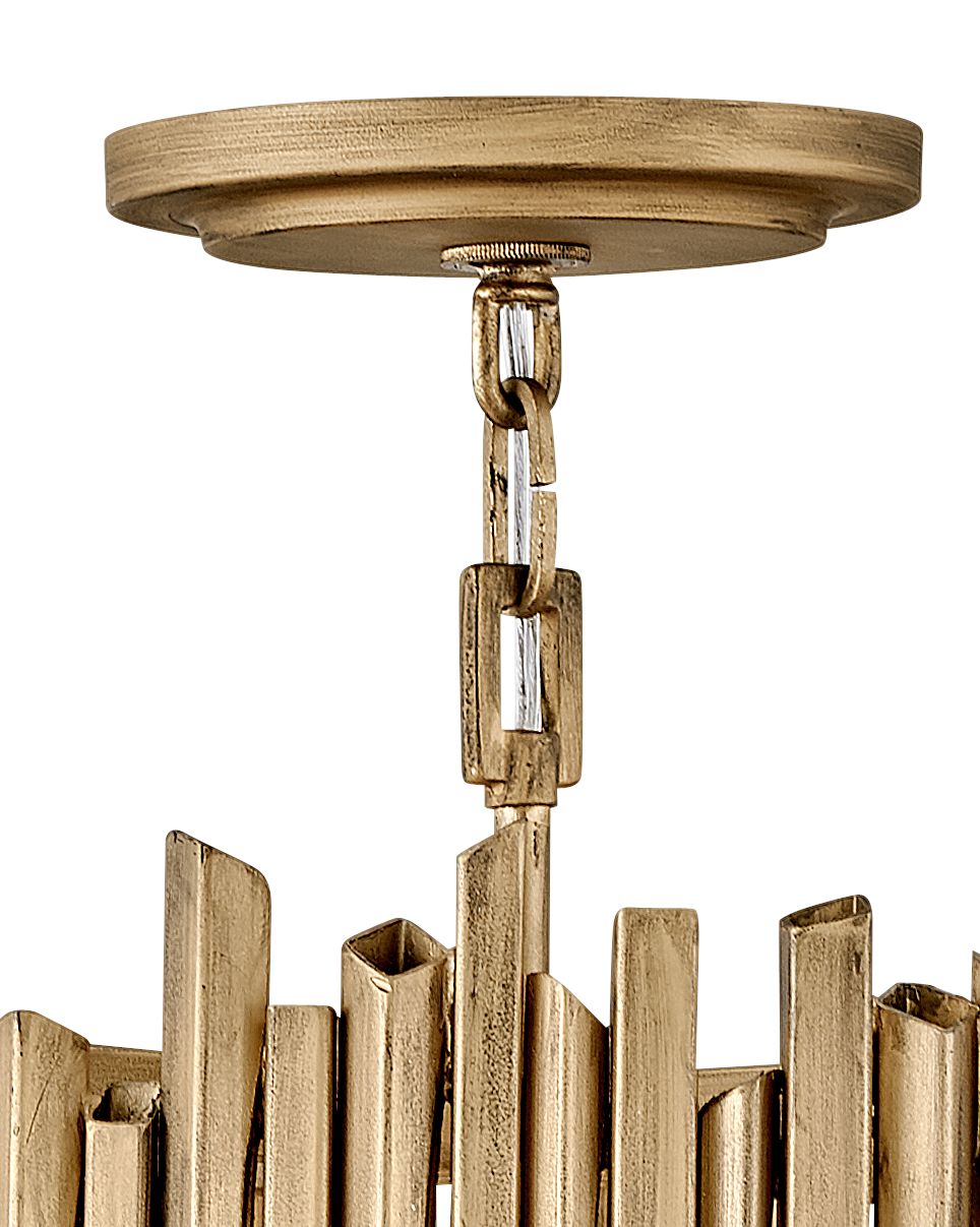 Image 5 Hinkley Pendant Roca Large Convertible Pendant 20" Burnished Gold more views