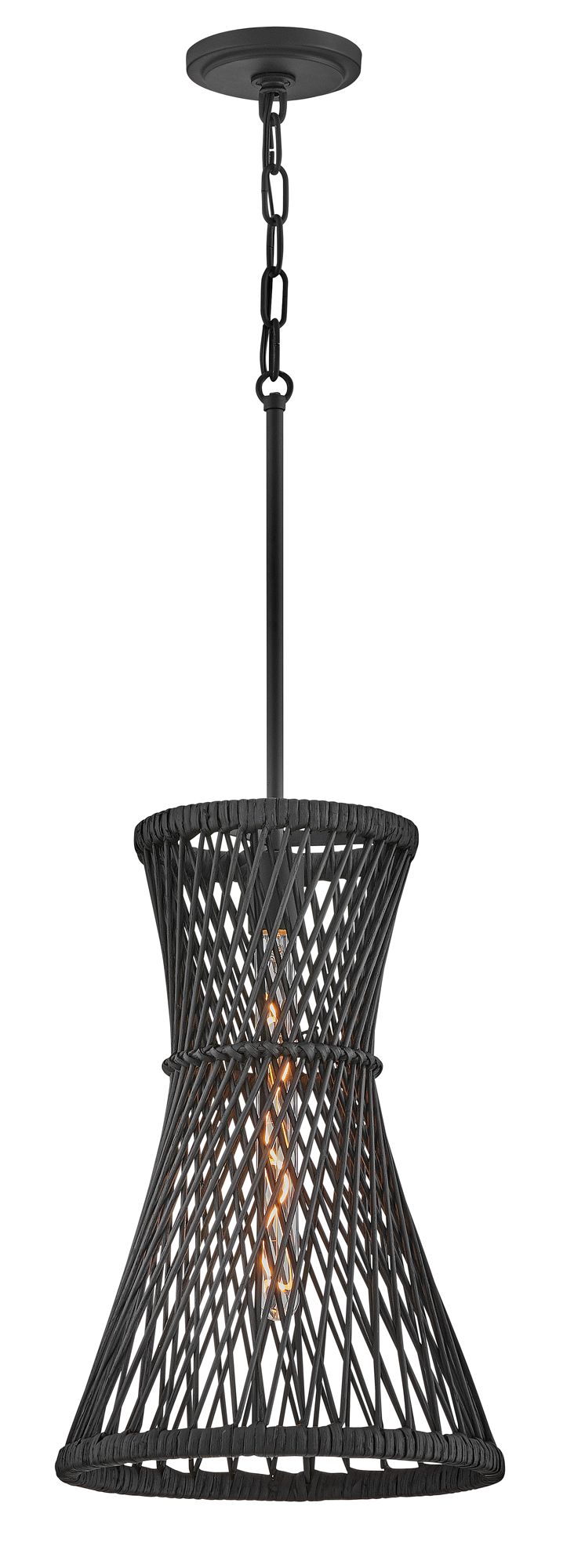 Hinkley Pendant Twyla Medium Pendant 12" Black