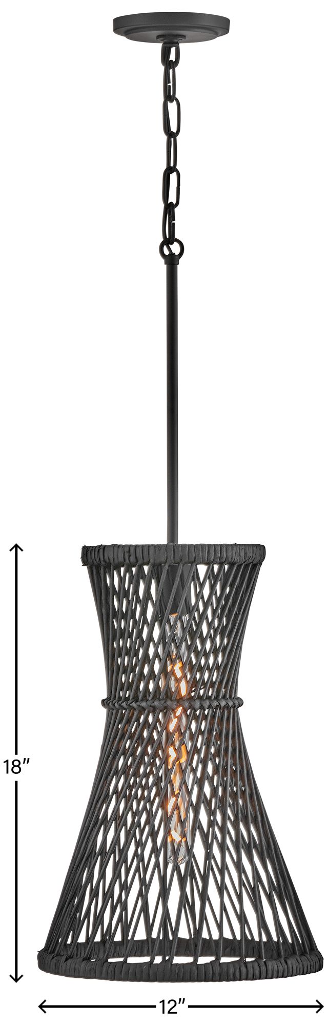 Hinkley - Pendant Twyla Medium Pendant- Black