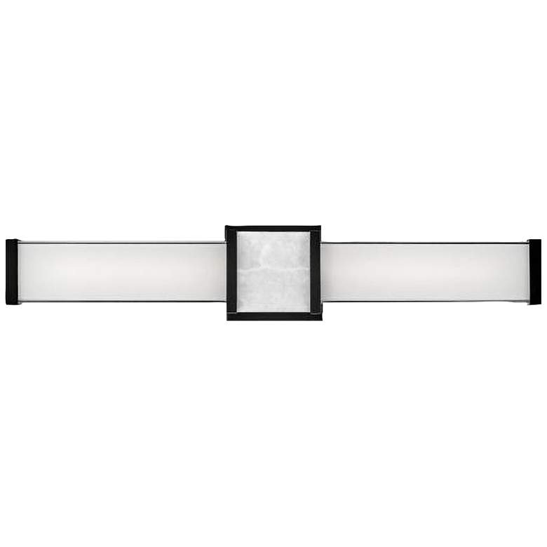 Image 1 Hinkley Pietra 24 3/4" Wide Black LED Bath Light