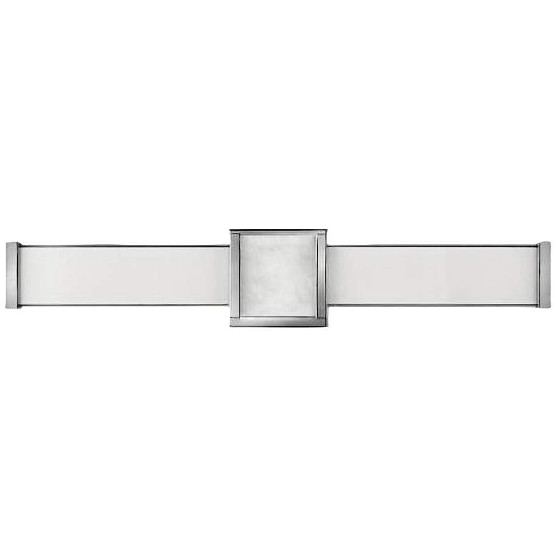 Image 1 Hinkley Pietra 24 3/4 inch Wide Chrome LED Bath Light