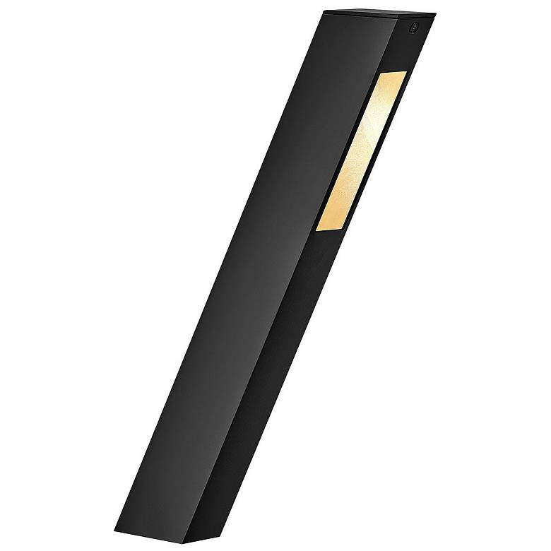 Image 1 Hinkley Piza 15 inch High Satin Black LED Modern Landscape Path Light