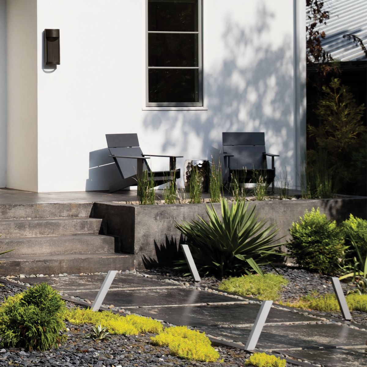 Image 5 Hinkley Piza Angle 12 Volt Titanium LED Landscape Light more views