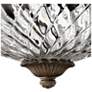 3_Hinkley Plantation 10 1/2" Bronze Optic Glass Flushmount Ceiling Light more views