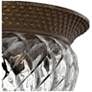 5_Hinkley Plantation 10 1/2" Bronze Optic Glass Flushmount Ceiling Light more views