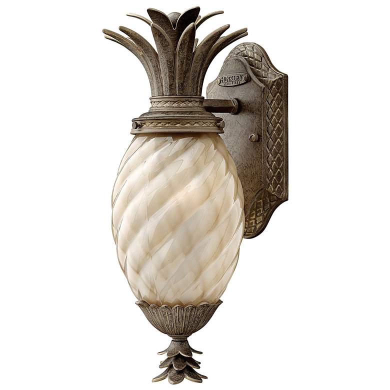 Hinkley Plantation 14 inch High Pearl Bronze Outdoor Wall Light