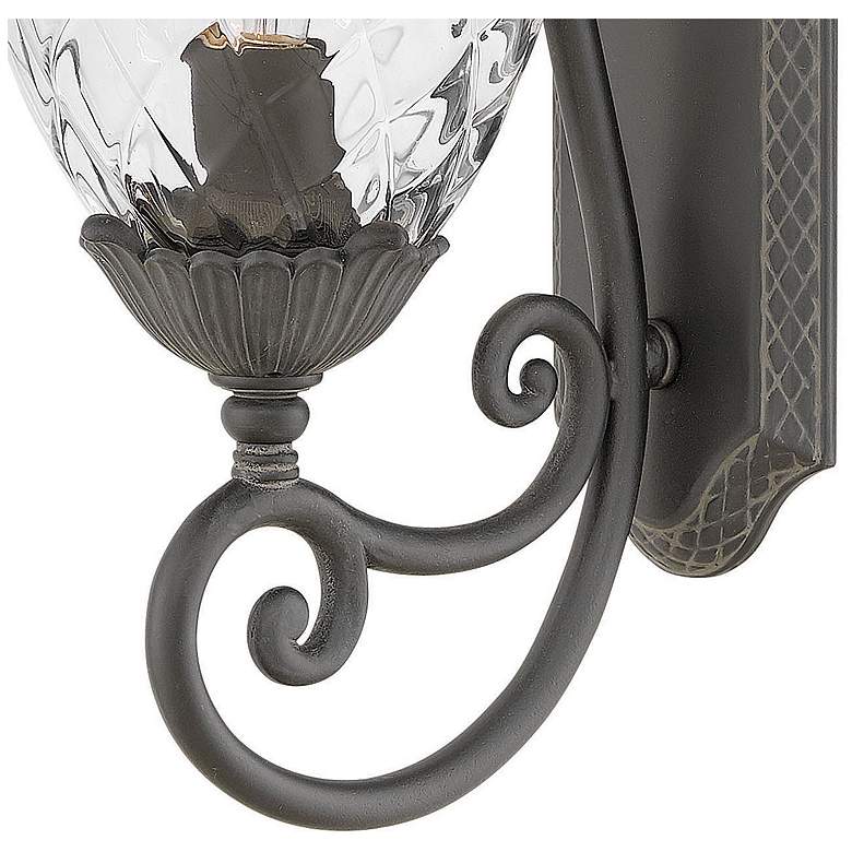 Image 5 Hinkley Plantation 21 1/4" Black and Pineapple Glass Outdoor Light more views
