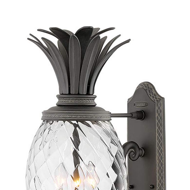 Image 2 Hinkley Plantation 28" High Pineapple Clear Glass Outdoor Wall Light more views