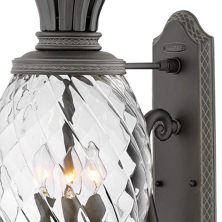 Image 3 Hinkley Plantation 28" High Pineapple Clear Glass Outdoor Wall Light more views