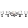 5_Hinkley Plantation 37" Pineapple Glass and Nickel 5-Light Bath Light more views