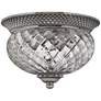 2_Hinkley Plantation Collection 12" Wide Antique Nickel Ceiling Light