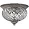 Hinkley Plantation Collection 12" Wide Antique Nickel Ceiling Light