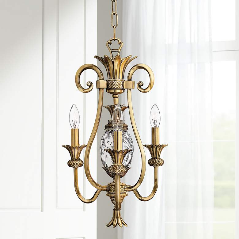 Hinkley Plantation Collection Open Three Light Chandelier