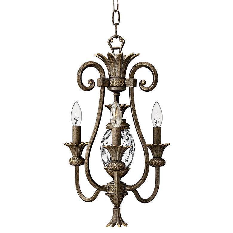 Image 2 Hinkley Plantation Collection Pearl Bronze Petite Chandelier