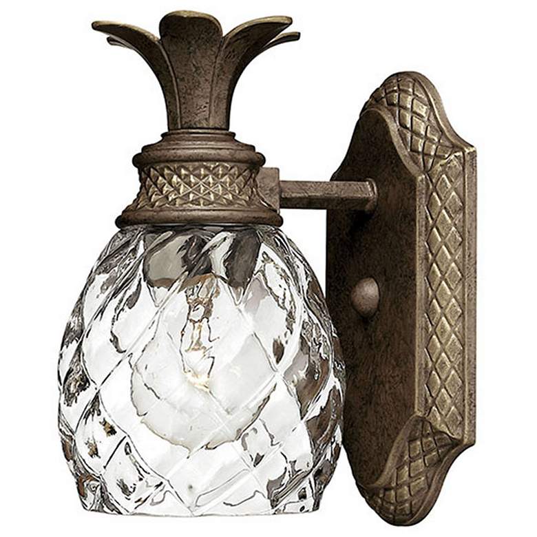 Image 1 Hinkley Plantation-Single Light 8" High Pearl Bronze Wall Light