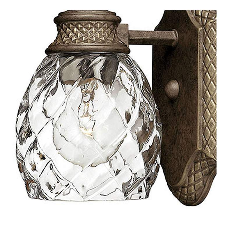Image 2 Hinkley Plantation-Single Light 8" High Pearl Bronze Wall Light more views