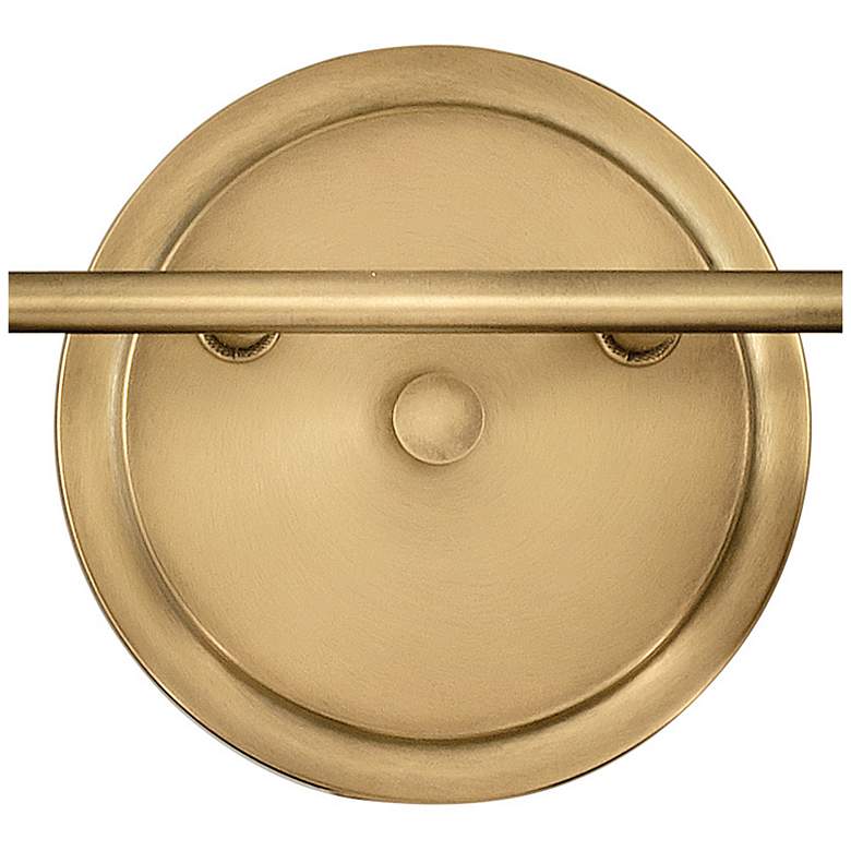 Image 5 Hinkley Poppy 10" High Heritage Brass 2-Light Wall Sconce more views