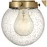 5_Hinkley Poppy 10" High Heritage Brass 2-Light Wall Sconce more views