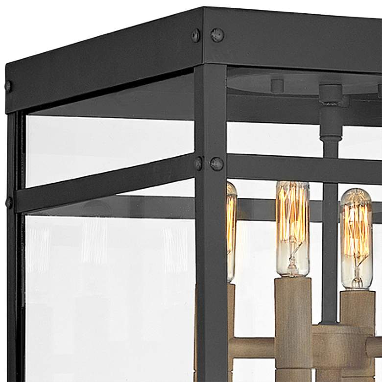 Image 2 Hinkley Porter 12" Wide Black 4-Light Outdoor Ceiling Light more views