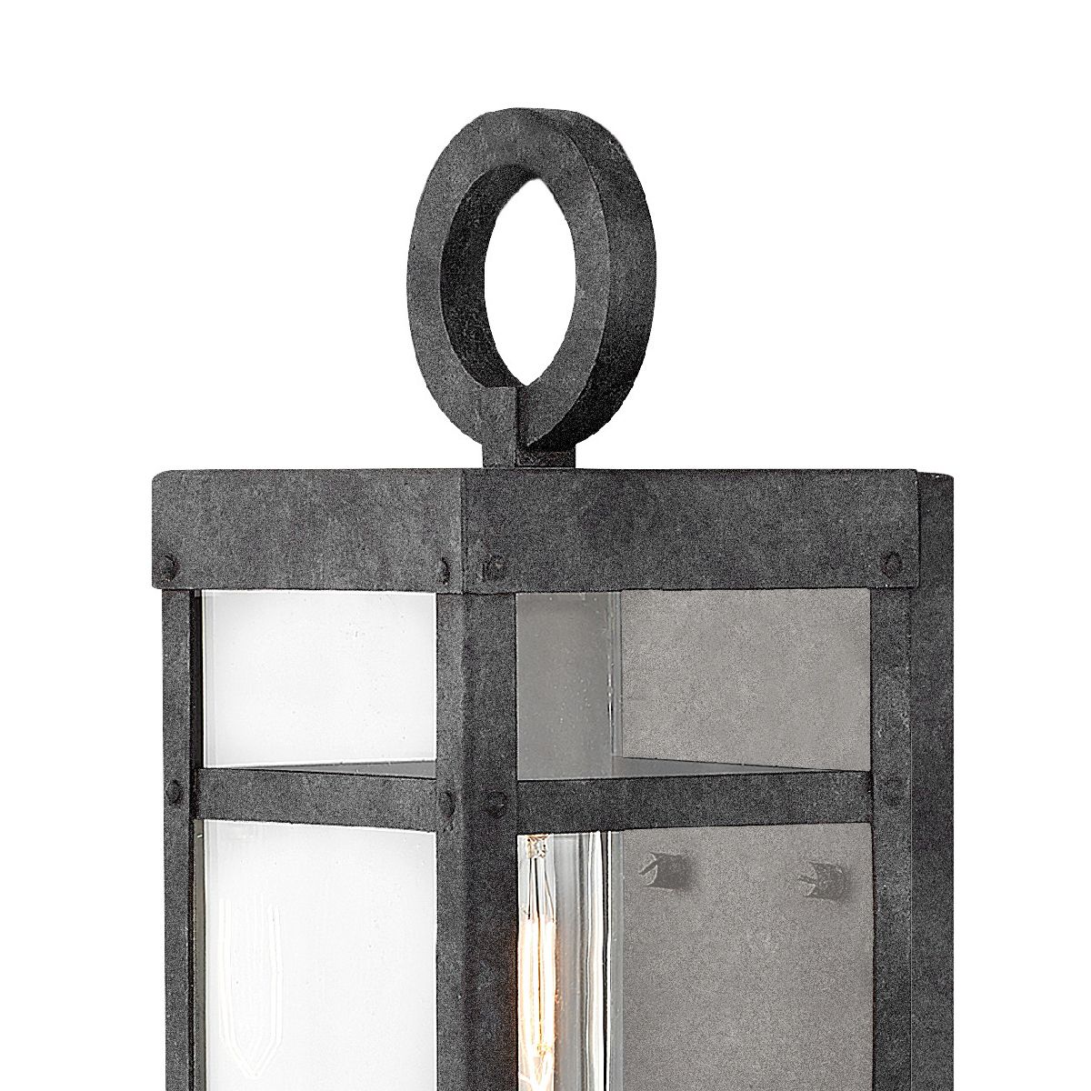 Image 4 Hinkley Porter 13" High Aged Zinc Outdoor Wall Light more views