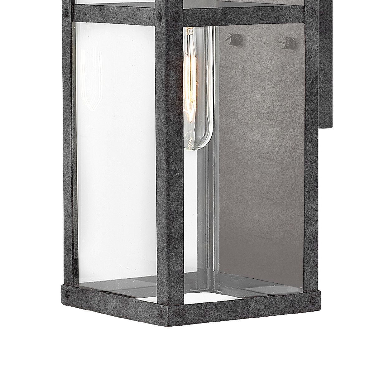 Image 6 Hinkley Porter 13" High Aged Zinc Outdoor Wall Light more views