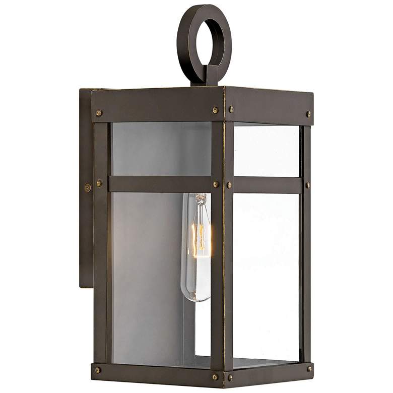 Image 1 Hinkley Porter 13 inch High Oil-Rubbed Bronze Outdoor Wall Light