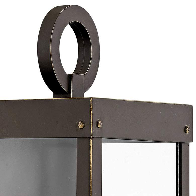 Image 2 Hinkley Porter 13 inch High Oil-Rubbed Bronze Outdoor Wall Light more views