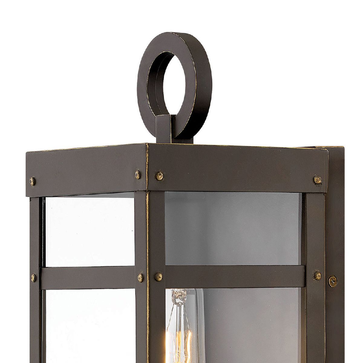 Image 3 Hinkley Porter 13" High Oil-Rubbed Bronze Outdoor Wall Light more views
