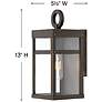 4_Hinkley Porter 13"H Oil-Rubbed Bronze LED Outdoor Wall Light more views