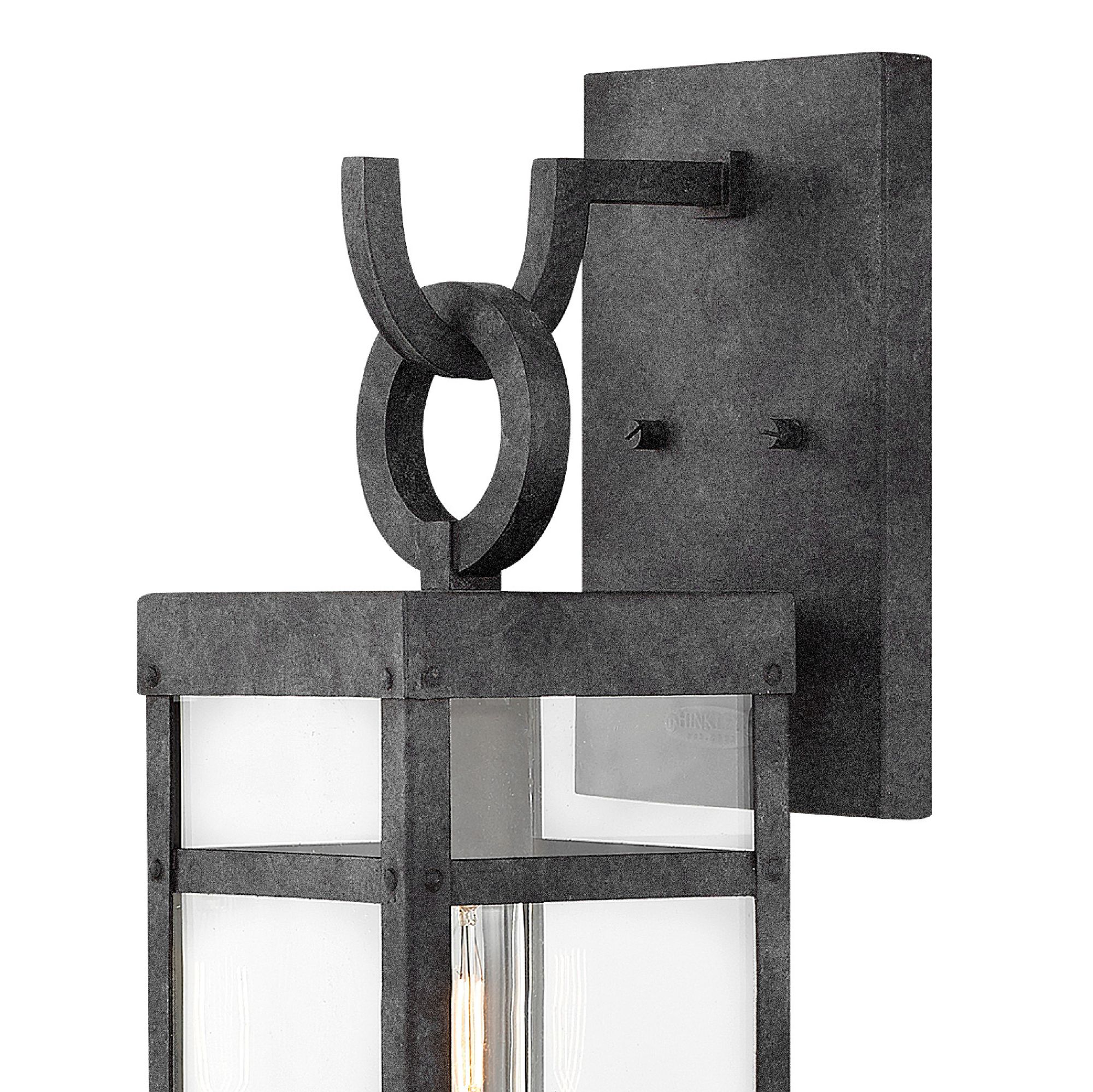 Image 4 Hinkley Porter 18 1/2" High Rectangular Aged Zinc Outdoor Wall Light more views