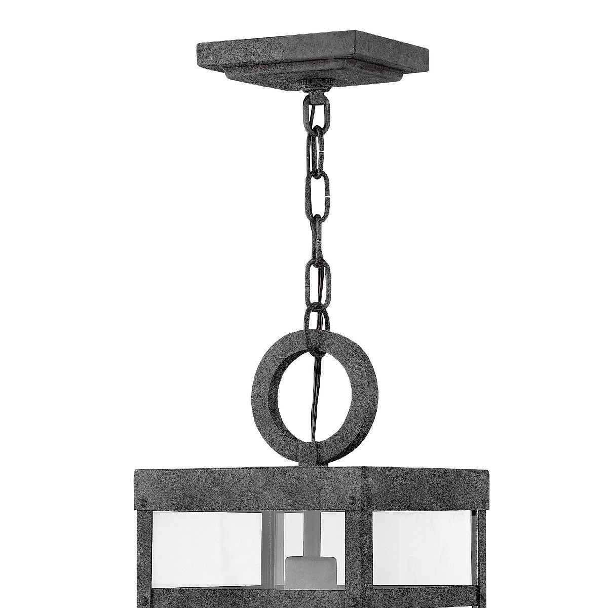 Image 4 Hinkley Porter 19" High Aged Zinc Outdoor Hanging Light more views