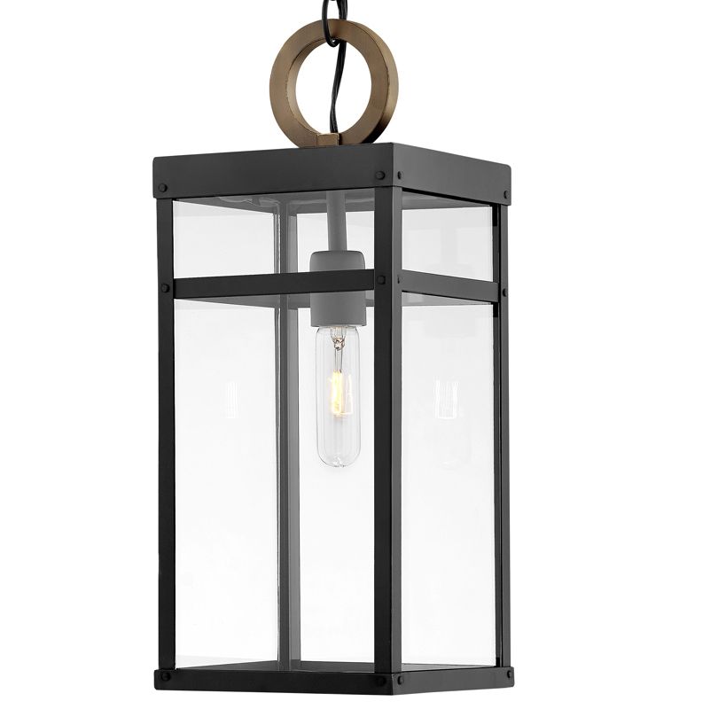 Image 4 Hinkley Porter 19" High Black LED Outdoor Hanging Light more views