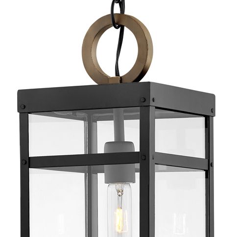 Image 5 Hinkley Porter 19" High Black LED Outdoor Hanging Light more views