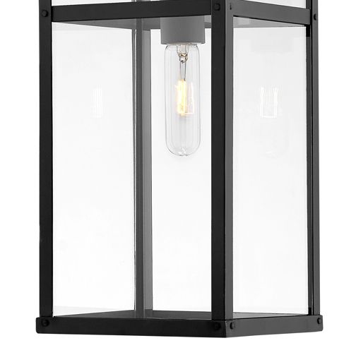 Image 6 Hinkley Porter 19" High Black LED Outdoor Hanging Light more views