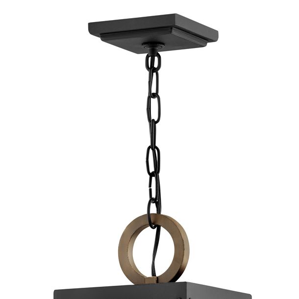 Image 7 Hinkley Porter 19" High Black LED Outdoor Hanging Light more views