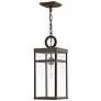 1_Hinkley Porter 19"H Oil-Rubbed Bronze Outdoor Hanging Light