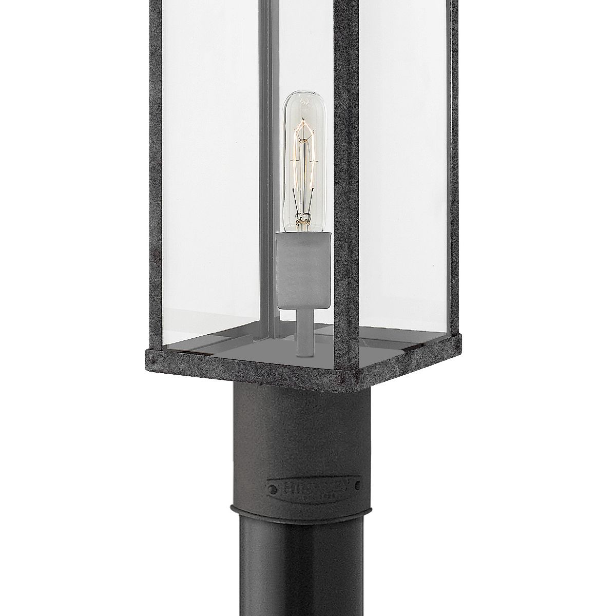 Image 6 Hinkley Porter 22 3/4" High Aged Zinc Outdoor Post Light more views