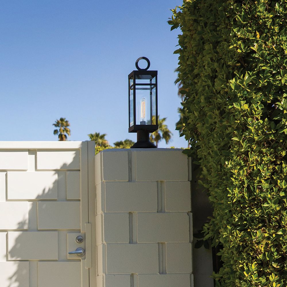 Hinkley Porter 22 3/4" High Aged Zinc Outdoor Post Light