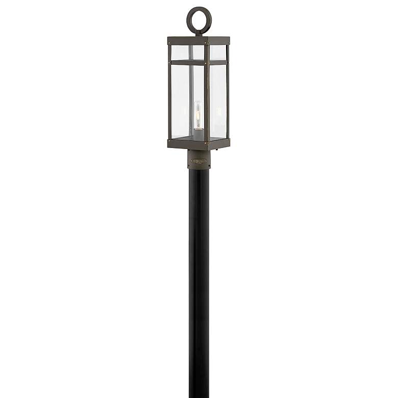 Image 1 Hinkley Porter 22 3/4" High Bronze LED Outdoor Post Light