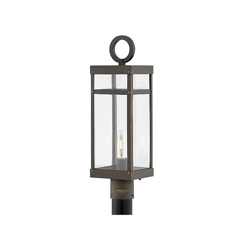 Image 2 Hinkley Porter 22 3/4" High Bronze LED Outdoor Post Light more views