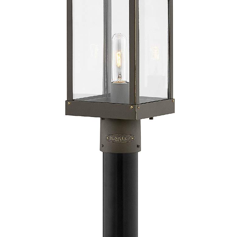 Image 4 Hinkley Porter 22 3/4" High Bronze LED Outdoor Post Light more views