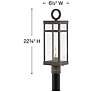 4_Hinkley Porter 22 3/4" High Bronze LED Outdoor Post Light more views