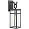 Hinkley Porter 22" High Aged Zinc Rectangular Glass Outdoor Wall Light