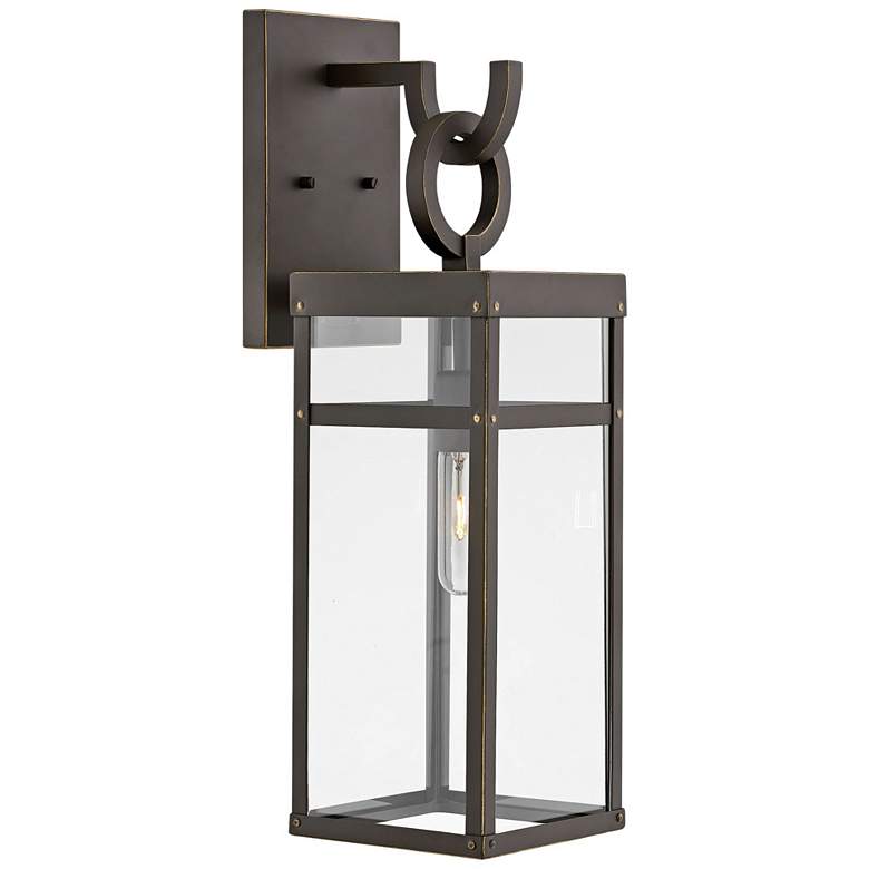 Image 1 Hinkley Porter 22 inch High Oil-Rubbed Bronze Outdoor Wall Light