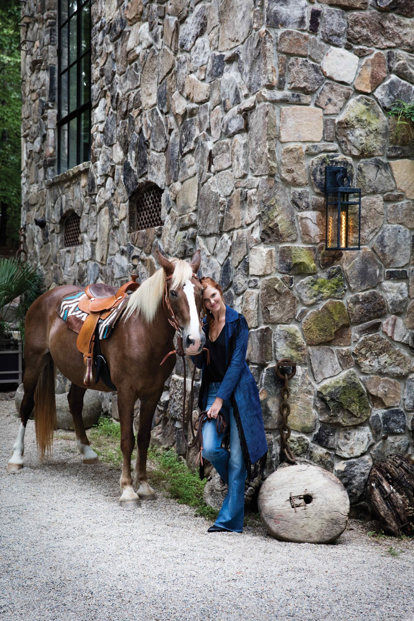 Hinkley Porter 25" High Aged Zinc Outdoor Wall Light