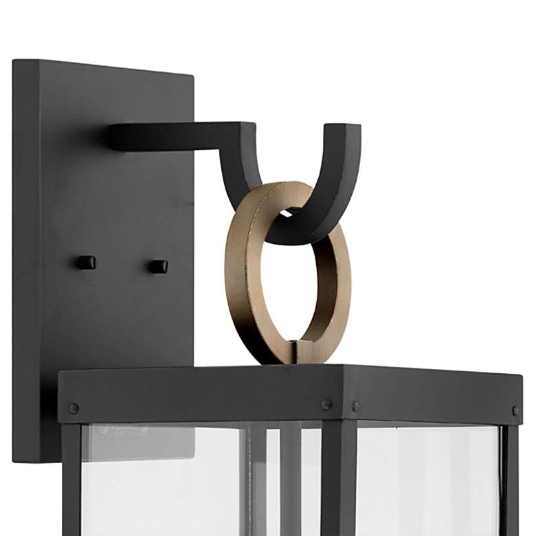 Image 2 Hinkley Porter 25" High Black LED Outdoor Wall Light more views