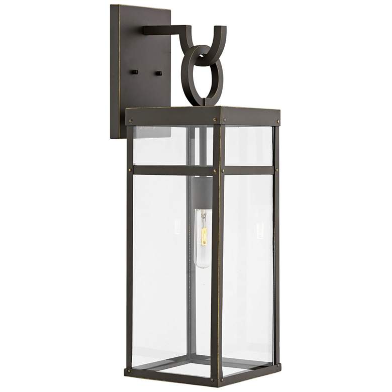 Image 1 Hinkley Porter 25" High Oil-Rubbed Bronze Outdoor Wall Light